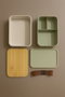 Hermia Set de Cajas de Almuerzo de 2 Piezas Verde y Amarillo